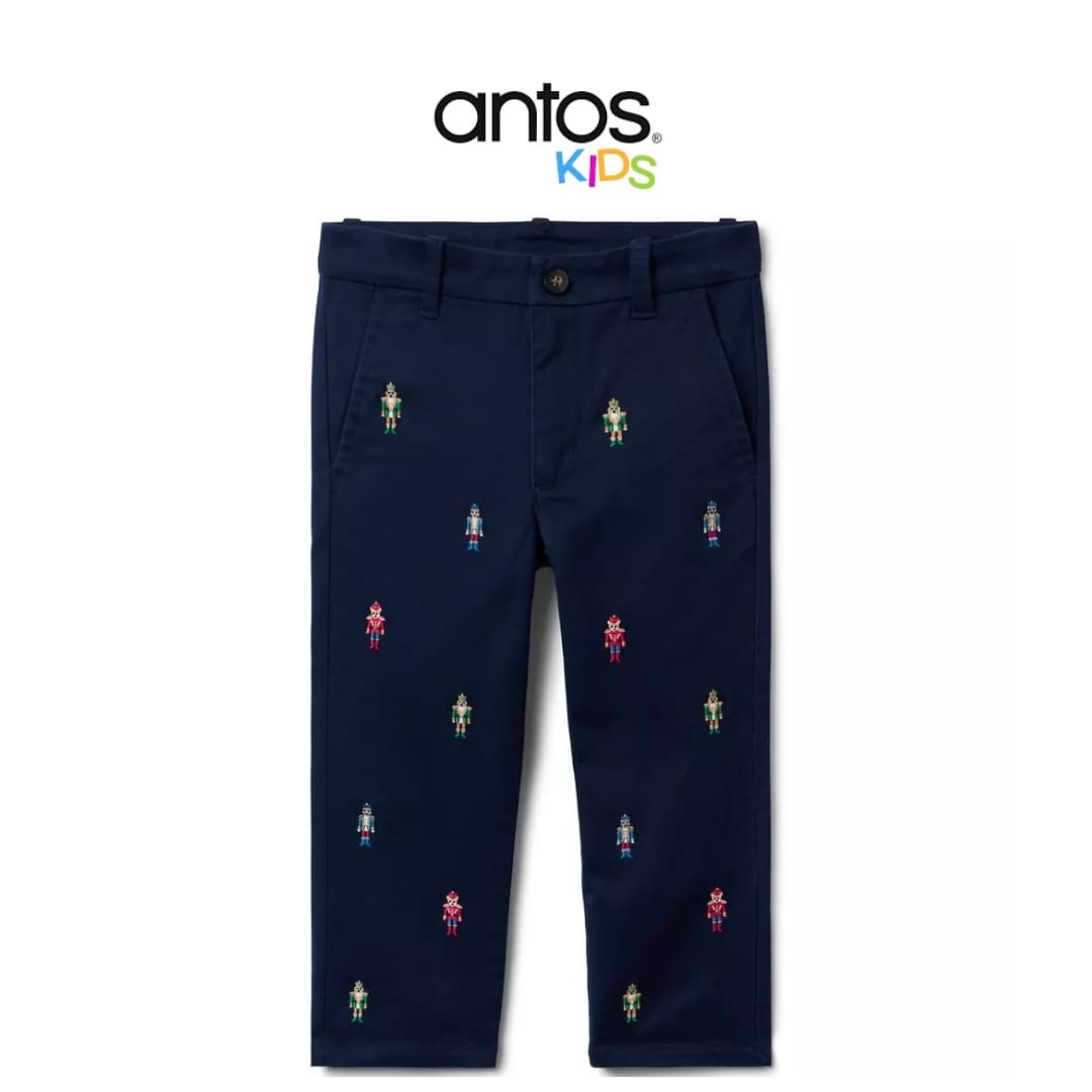 The Embroidered Nutcracker Dog Pant