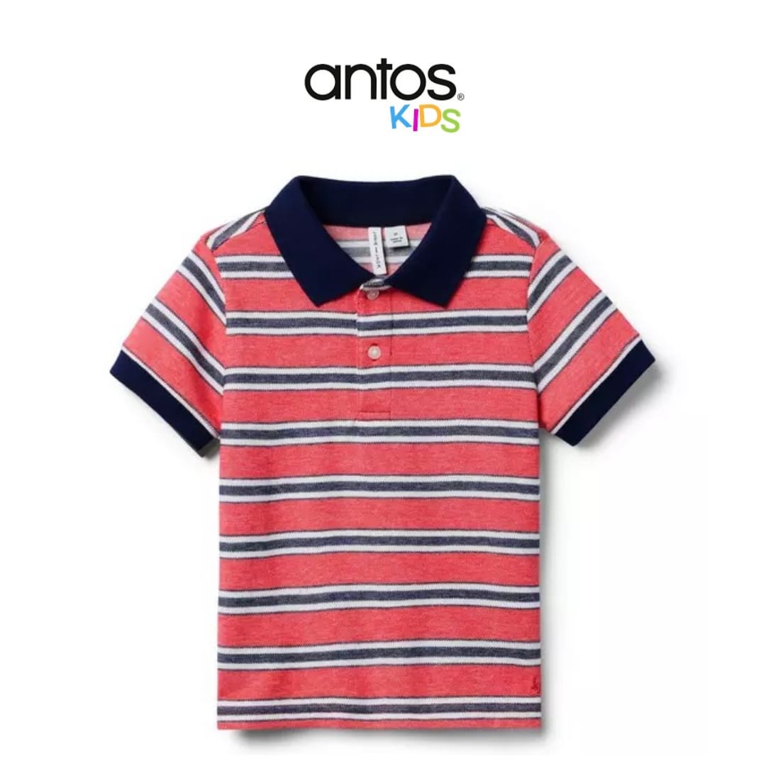The Classic Striped Pique Polo