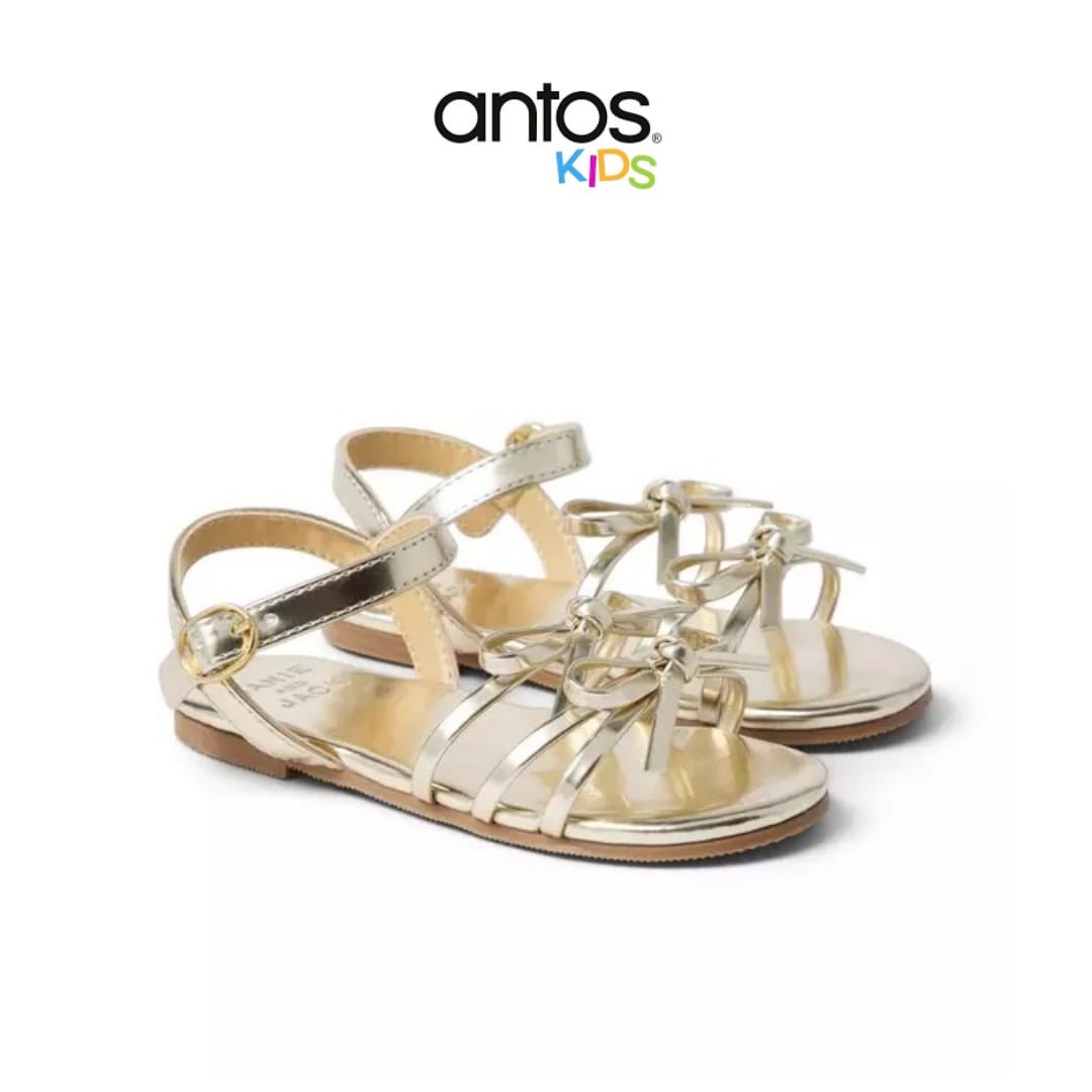 Metallic Bow Sandal
