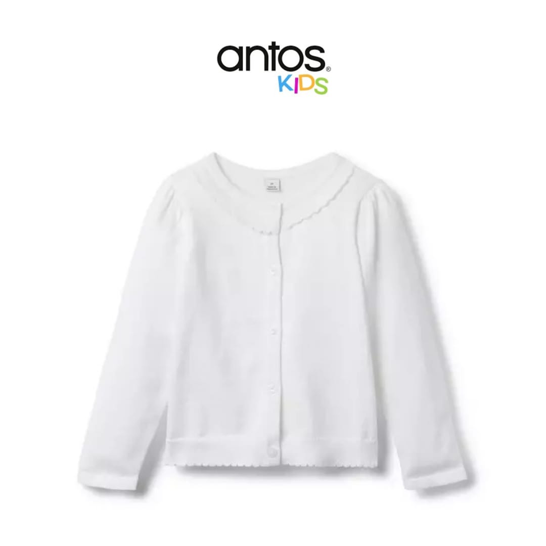 The Scallop Trim Cardigan