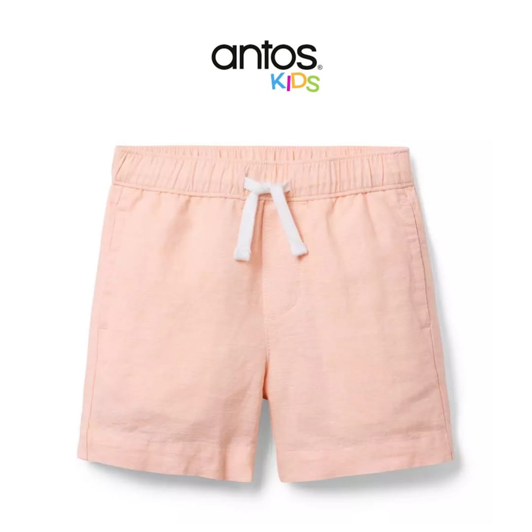 Linen-Cotton Pull-On Short