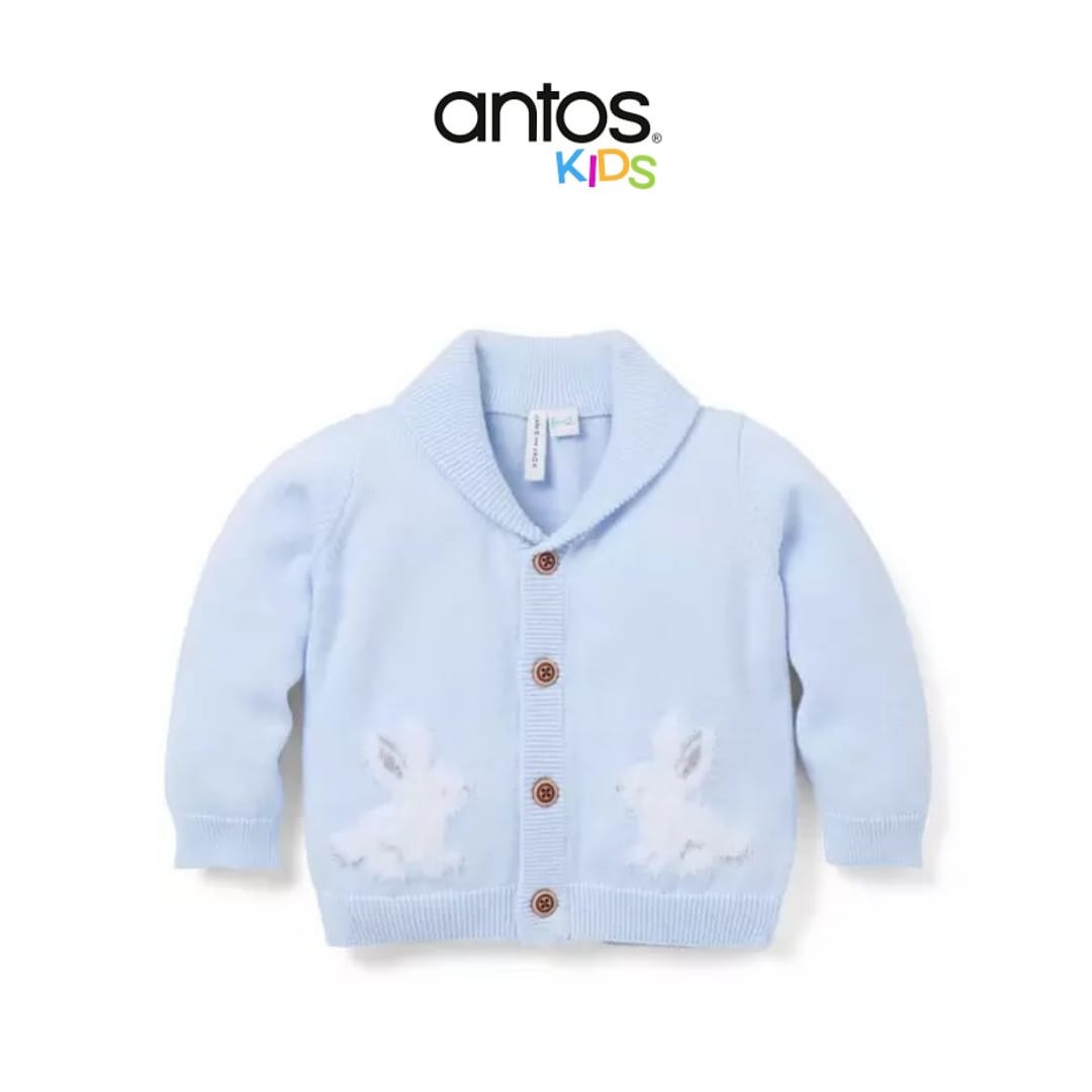 The Bunny Shawl Collar Baby Cardigan