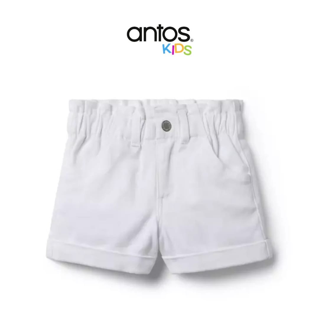 Denim Paperbag Waist Short