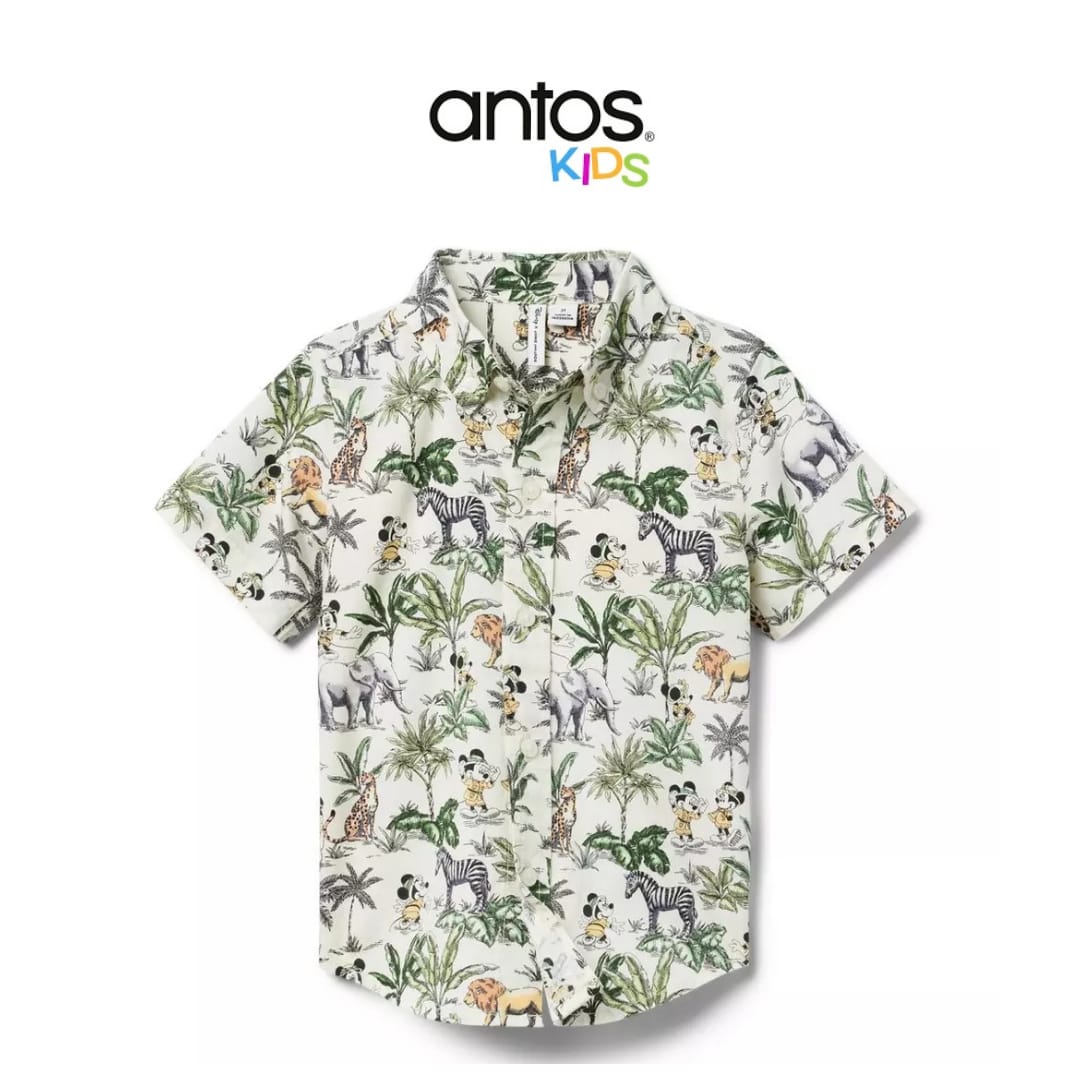 Disney Mickey Mouse Safari Poplin Shirt