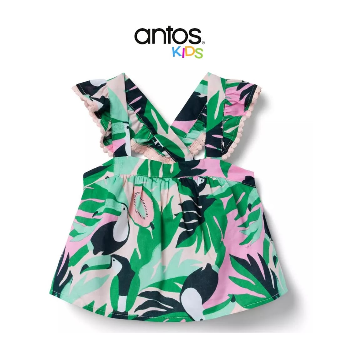 Toucan Flutter Sleeve Top