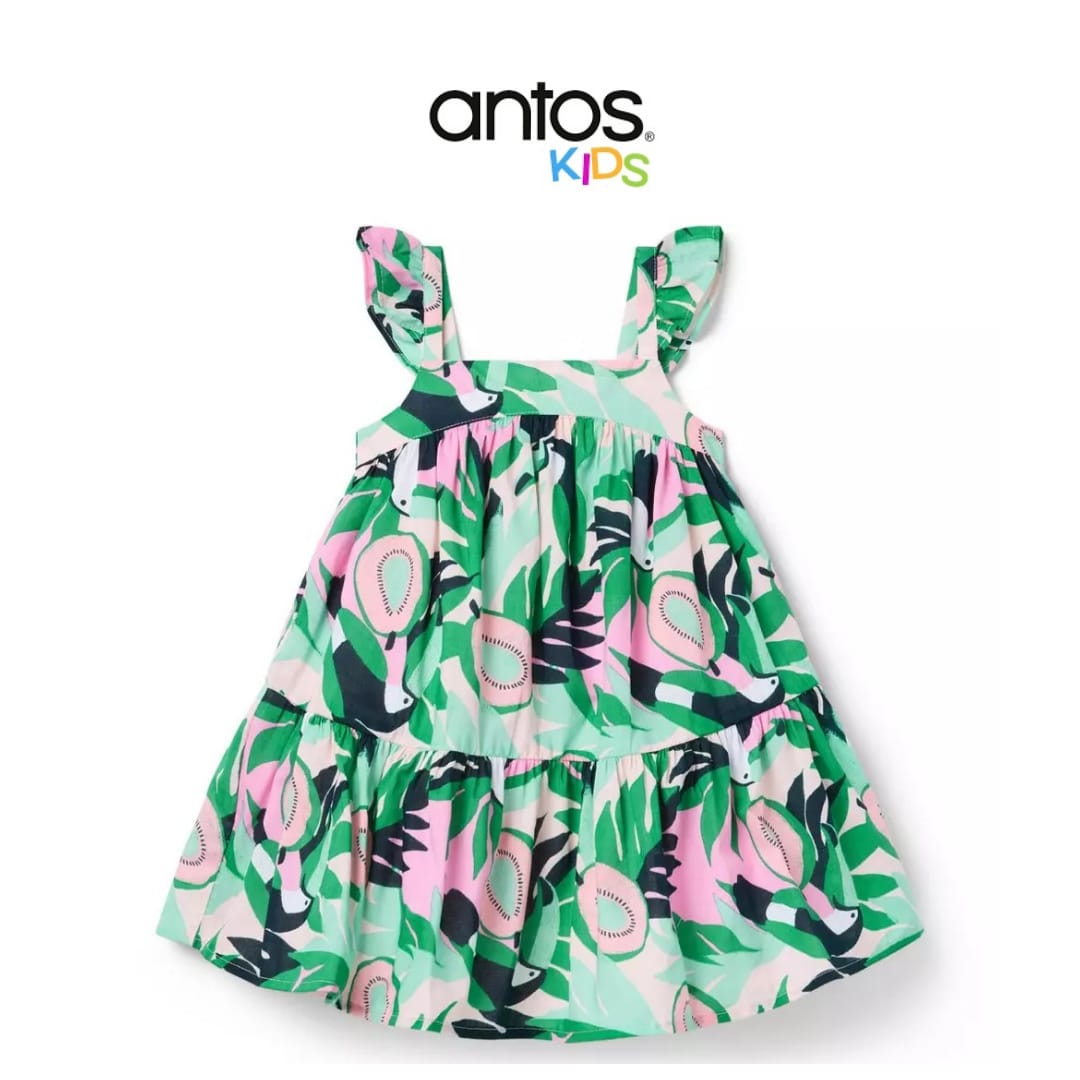 Toucan Ruffle Dress