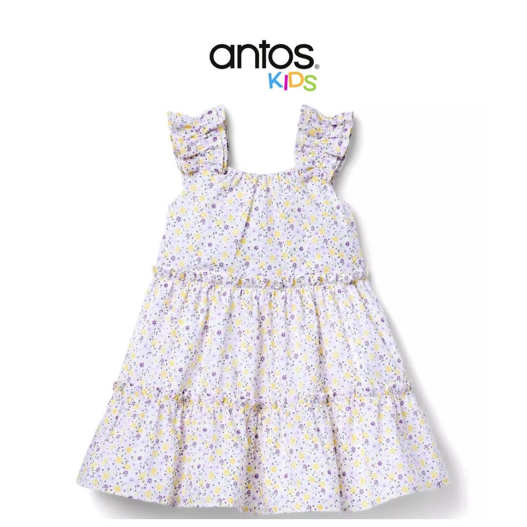 Ditsy Floral Ruffle Strap Dress