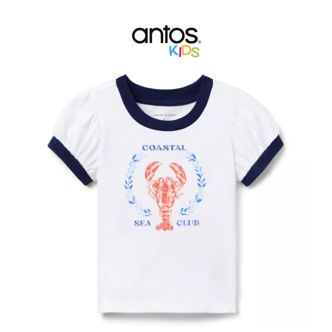 Sea Club Puff Sleeve Tee