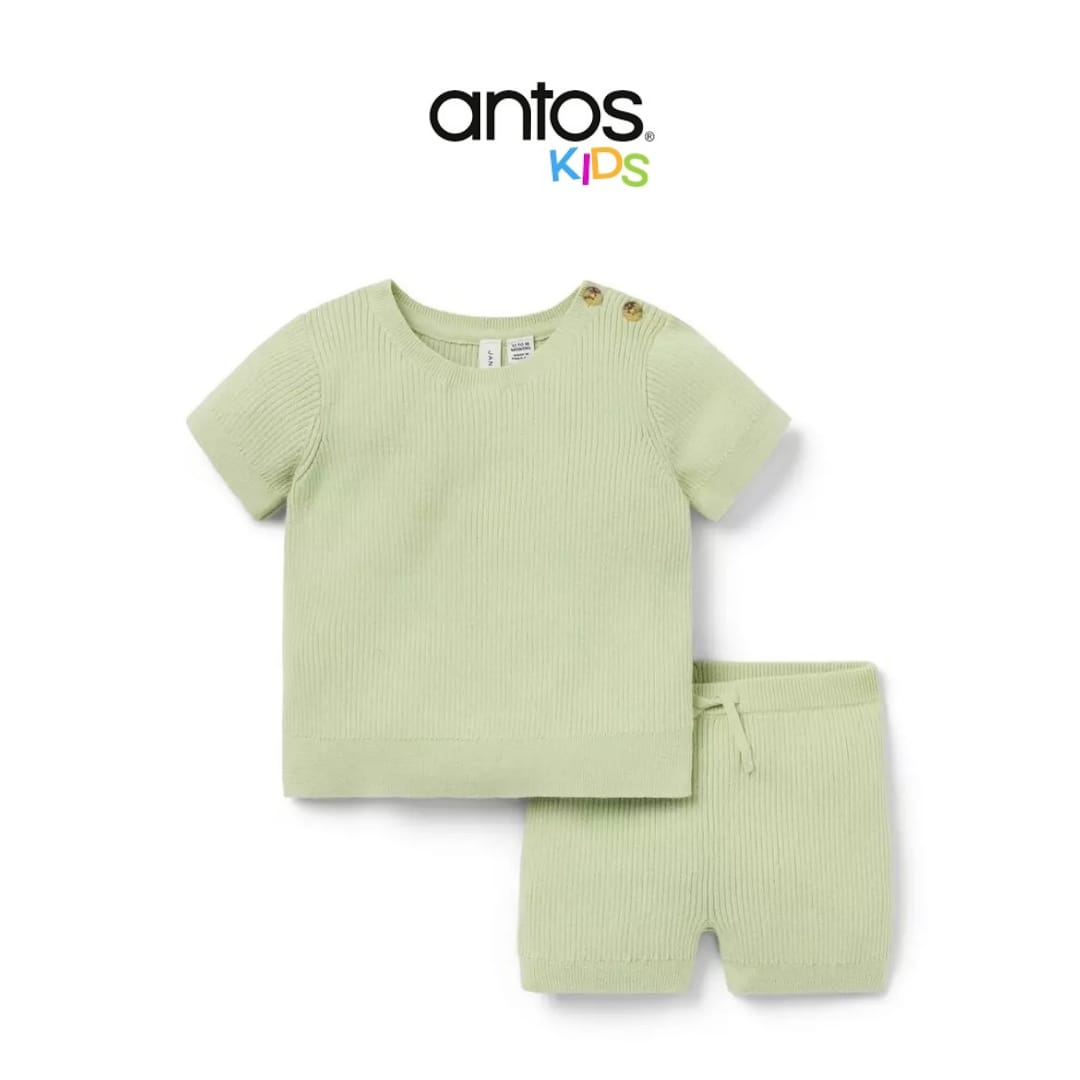 Baby Ribbed Knit Matching Set