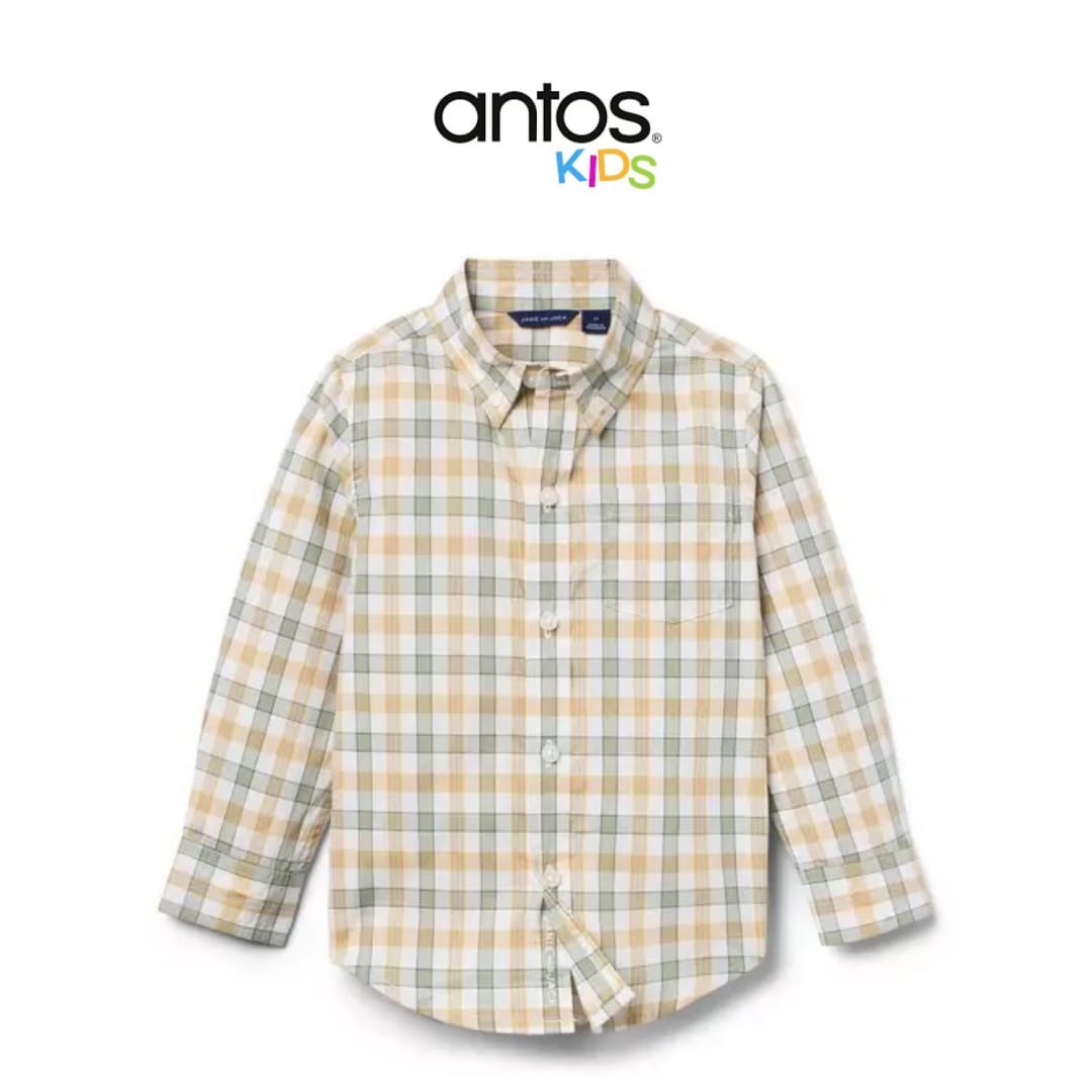 Plaid Poplin Shirt