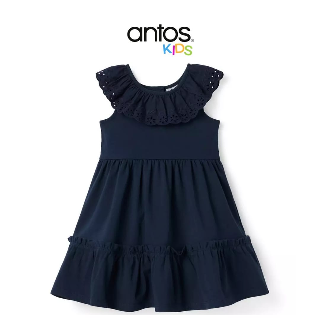 Eyelet Ruffle Dress