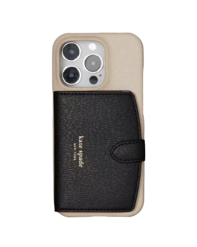 Morgan Colorblocked iPhone 15 Pro Cardholder Case