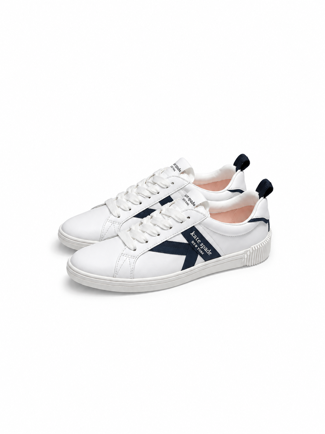 K As In Kate Smooth Leather Court Sneake