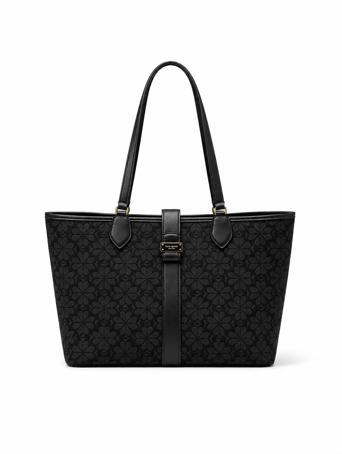 Spade Flower Jacquard Medium Open Tote