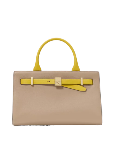 Deco Colorblocked Medium Satchel