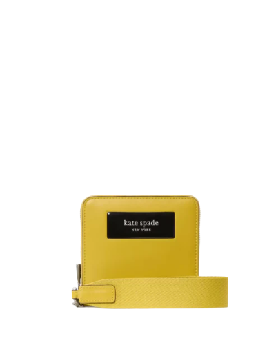 Label Small Compact Webbed Wristlet