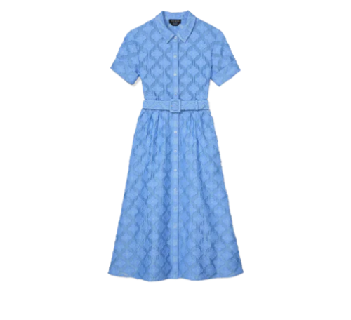 Belted Midi Shirt Dress