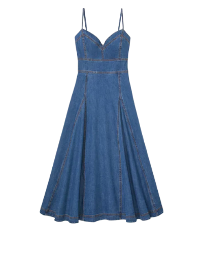 Denim Midi Dress