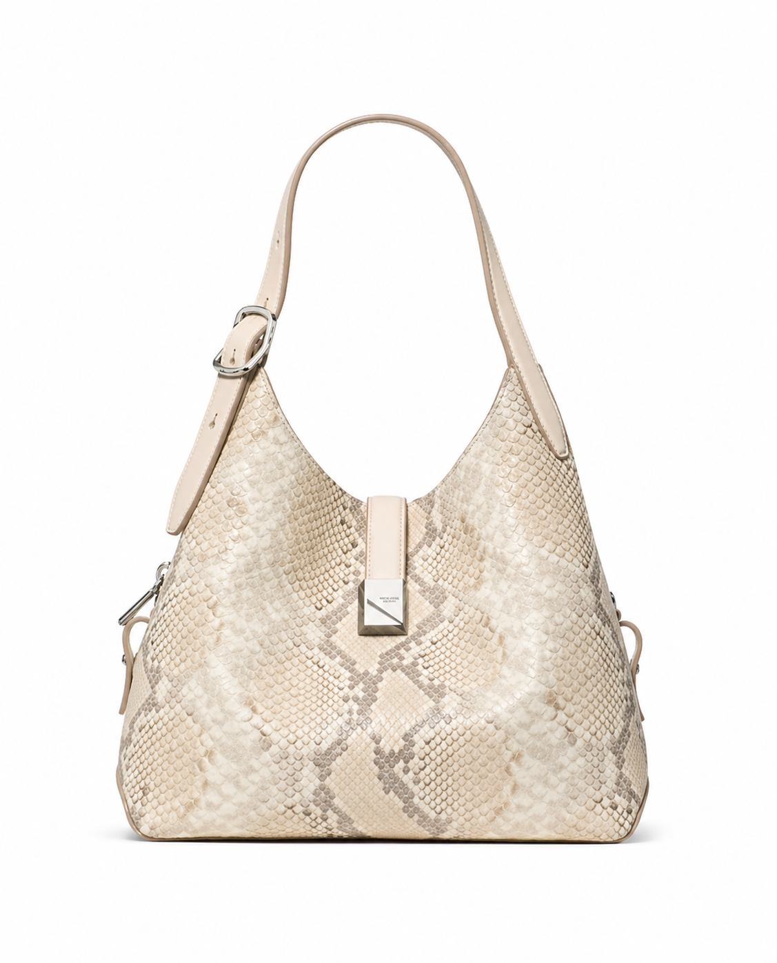 Deco Snake Embossed Crossbody Tote Bag