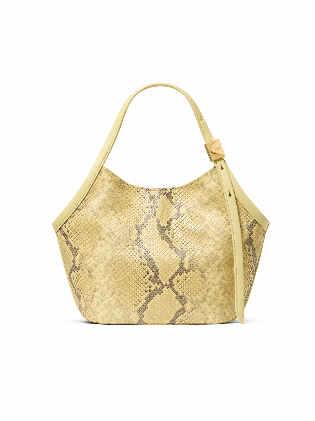Deco Snake Embossed Small Tulip Tote Bag