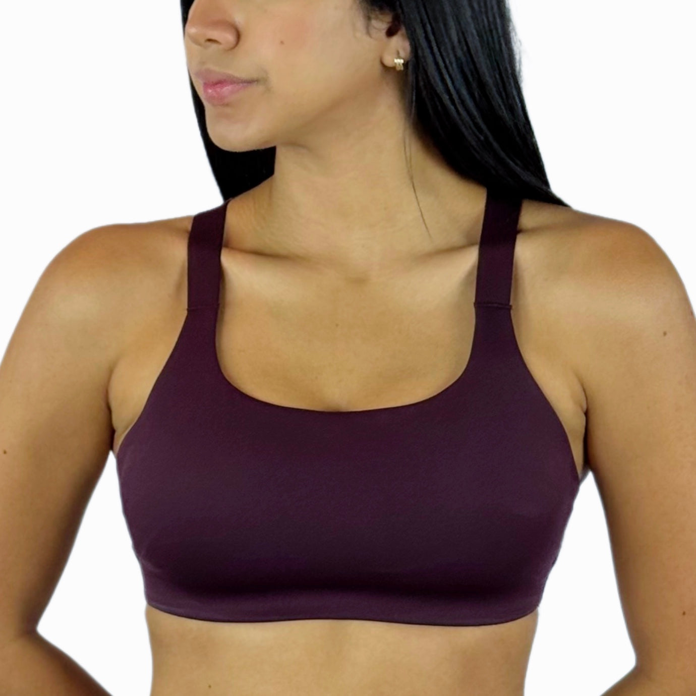 Ultralu Square-Neck Workout Bra Medium Support