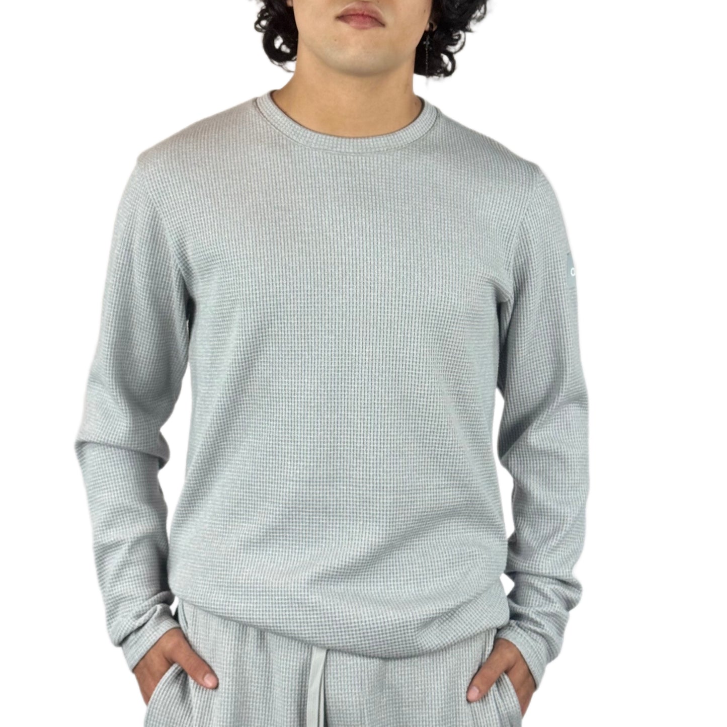 Elevate Waffle Long Sleeve Crew