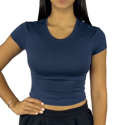 Alosoft Crop Finesse Short Sleeve
