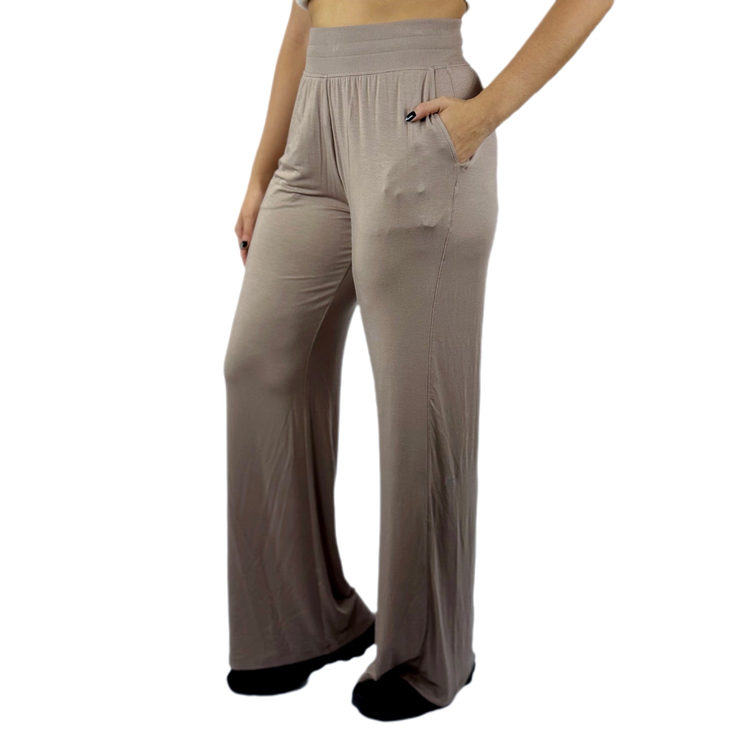 Semi-Sheer Delicate Lounge Flare Pant