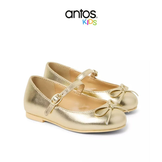 Metallic Bow Ballet Flat