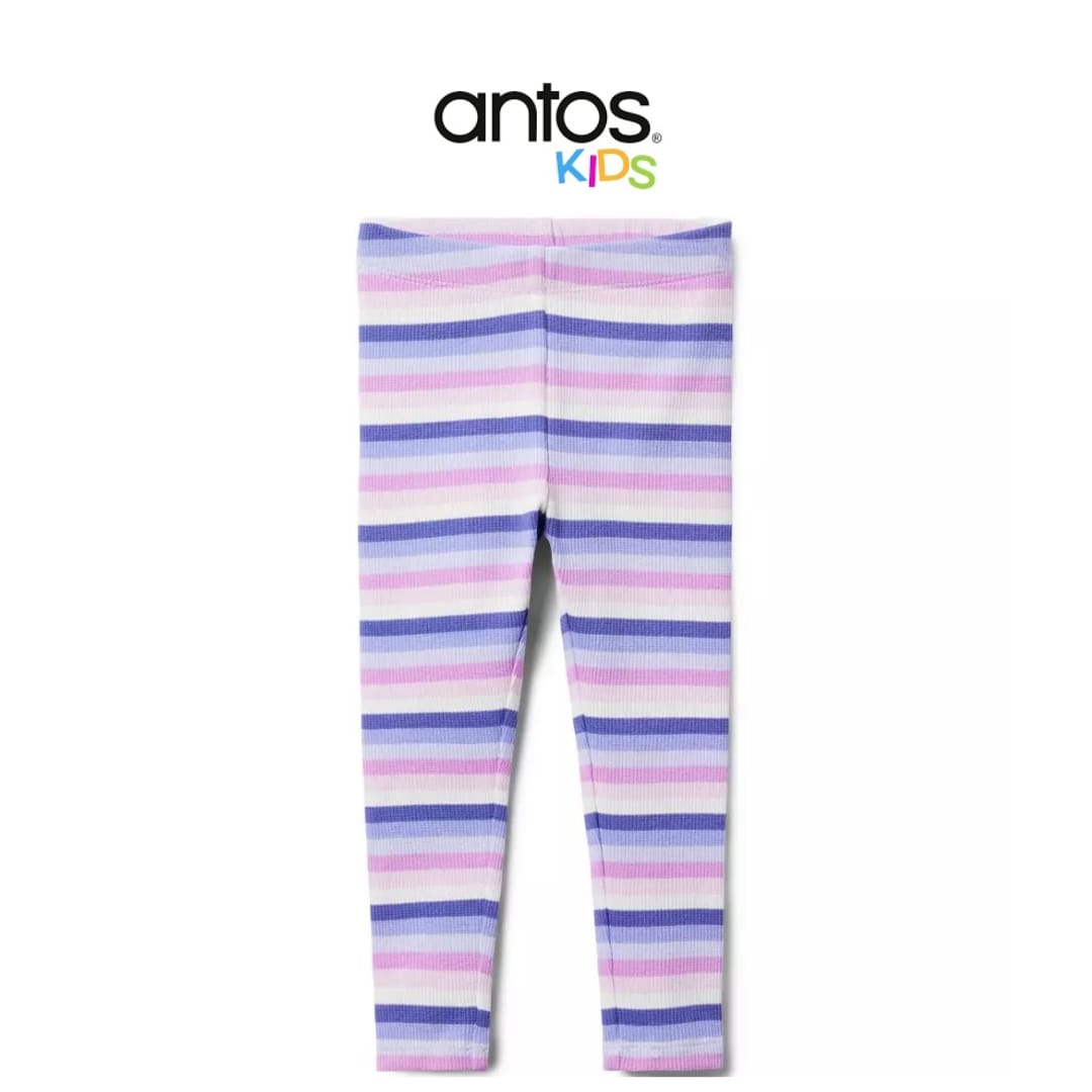 Striped Ribbed Legging