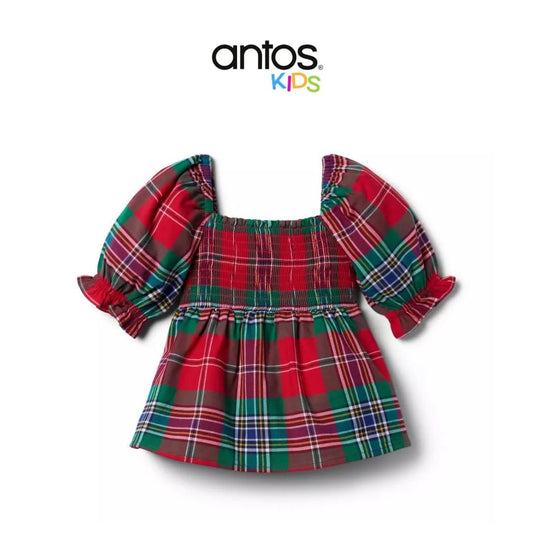The Tartan Smocked Top