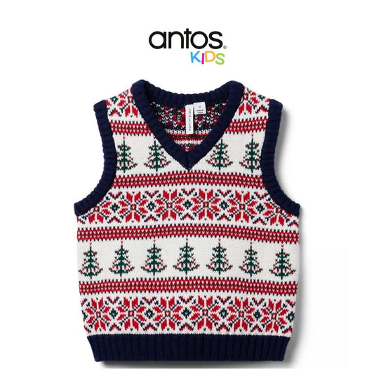 Holiday Fair Isle Sweater Vest