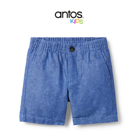 Linen-Cotton Pull-On Short