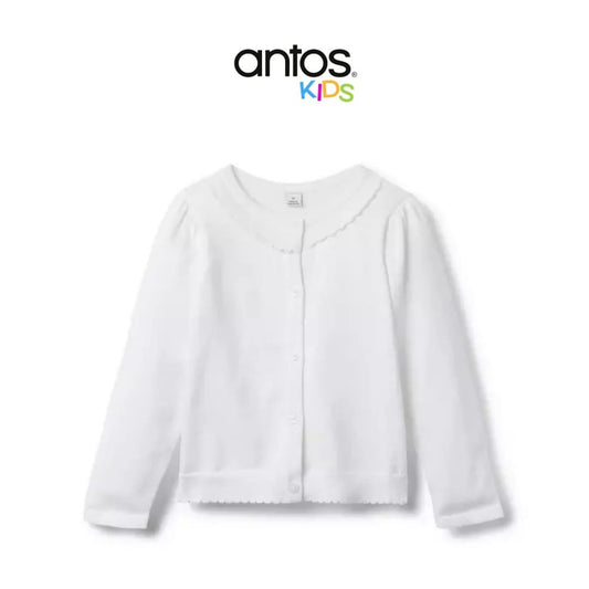 The Scallop Trim Cardigan