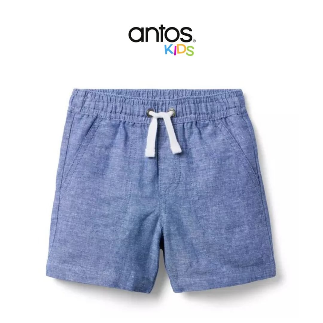 Linen-Cotton Pull-On Short