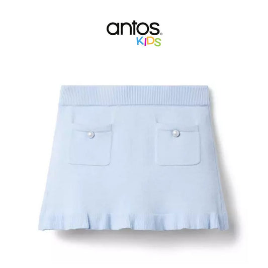 Ruffle Hem Sweater Skirt