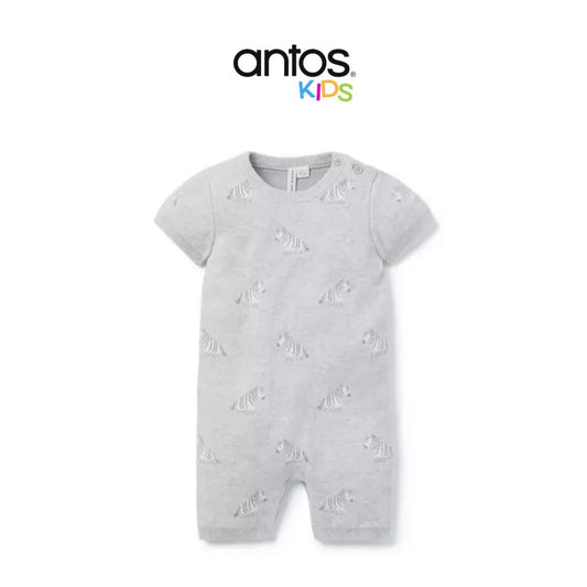 Baby Zebra Knit Romper