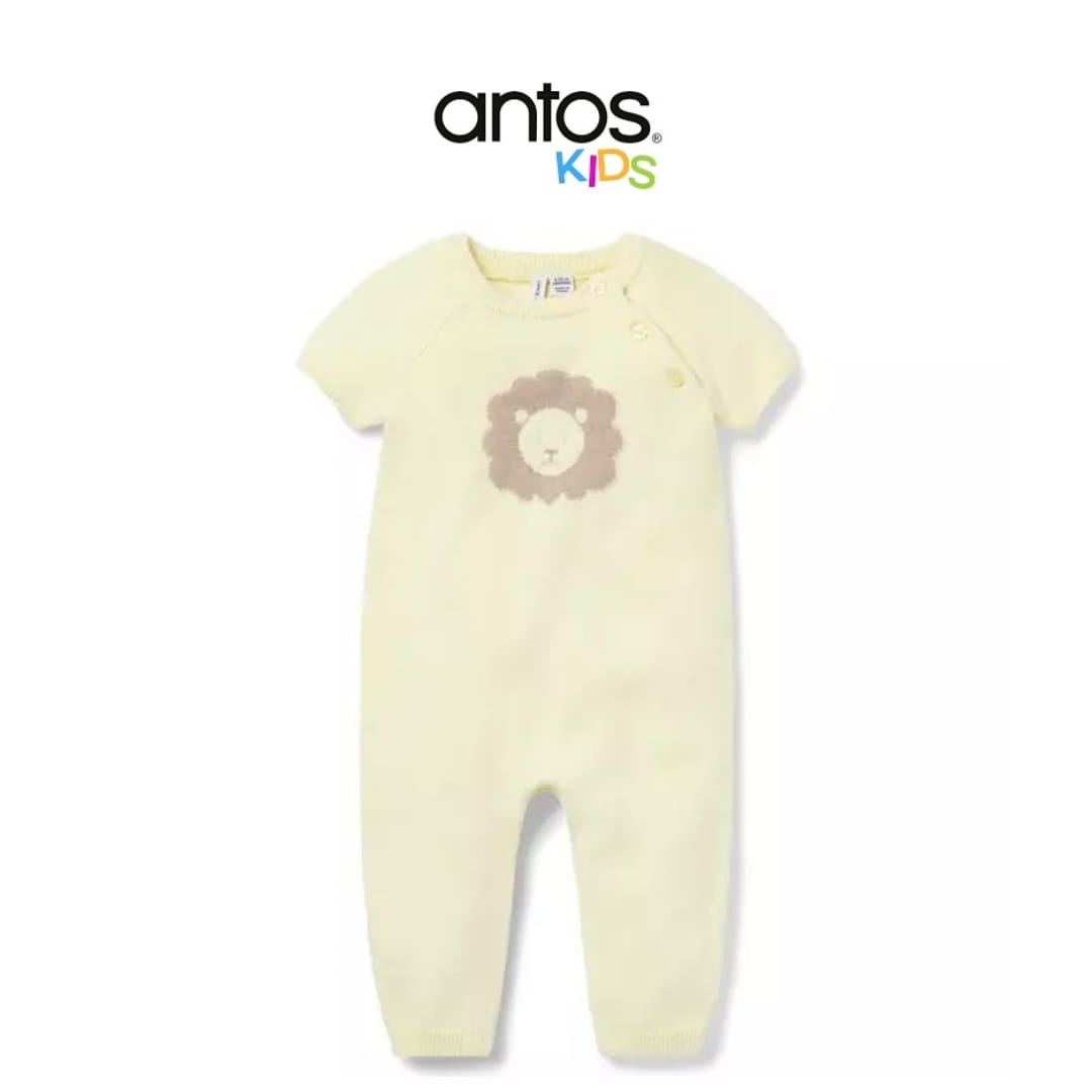 Baby Lion Knit One-Piece