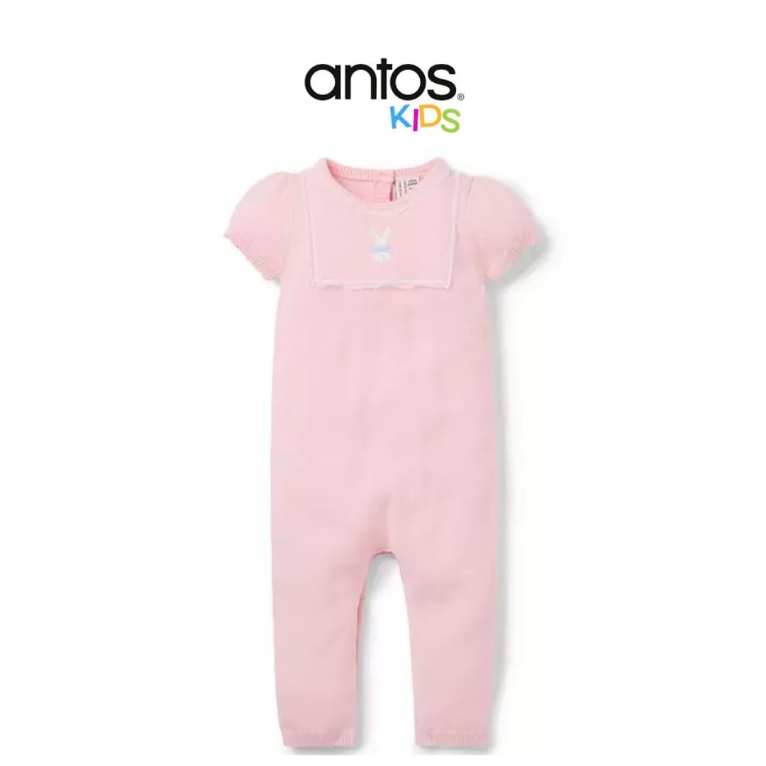 Baby Embroidered Bunny One Piece