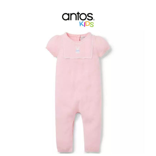 Baby Embroidered Bunny One Piece