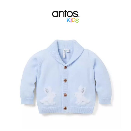 The Bunny Shawl Collar Baby Cardigan