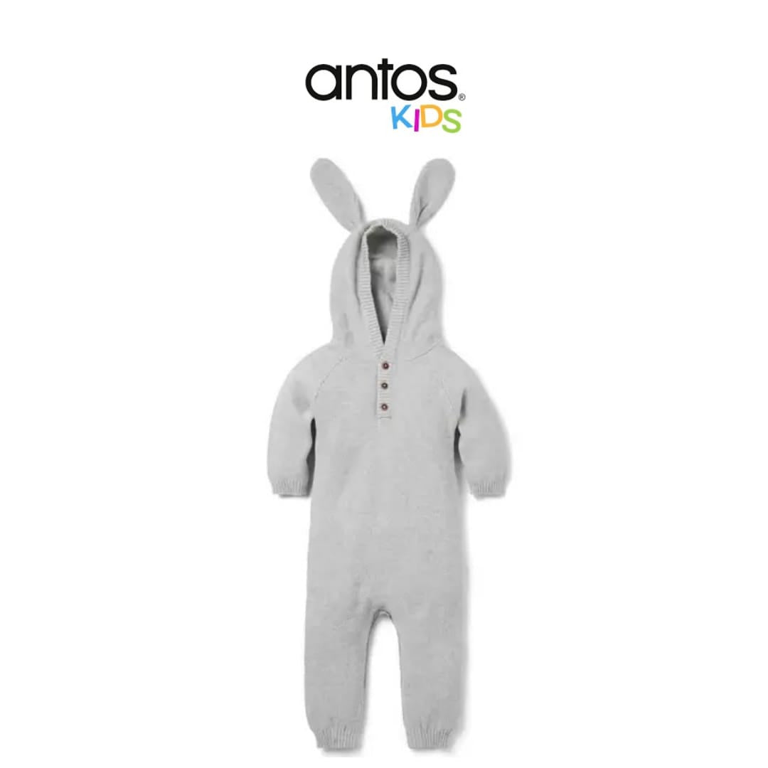 Baby Bunny Ear Hooded One-Piece