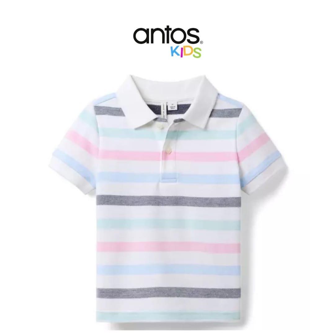 The Classic Striped Pique Polo