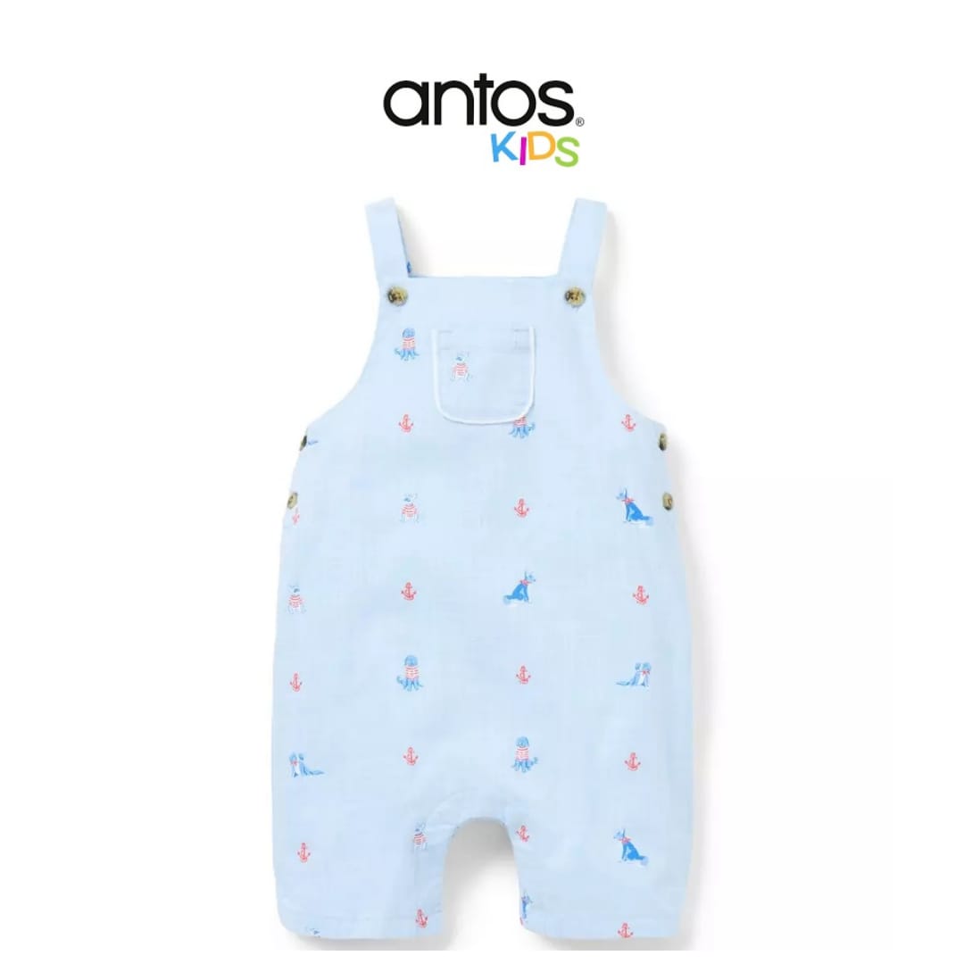 Baby Nautical Dog Overall