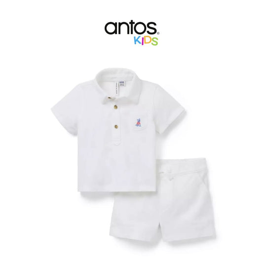 Baby French Bulldog Pique Matching Set