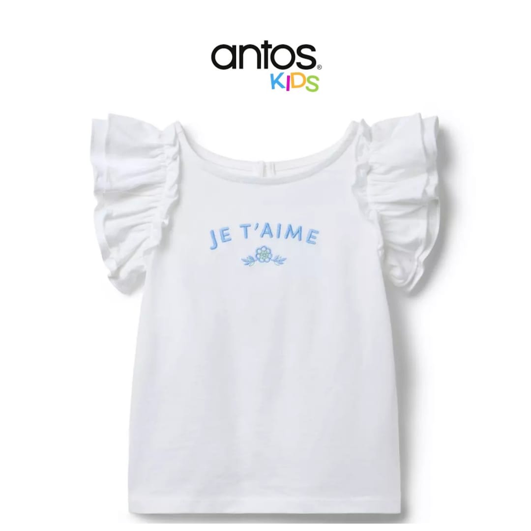 Je T'Aime Ruffle Sleeve Tee