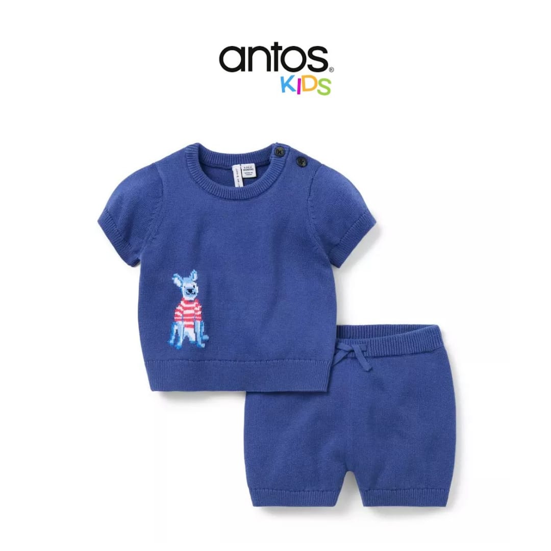 Baby French Bulldog Sweater Matching Set