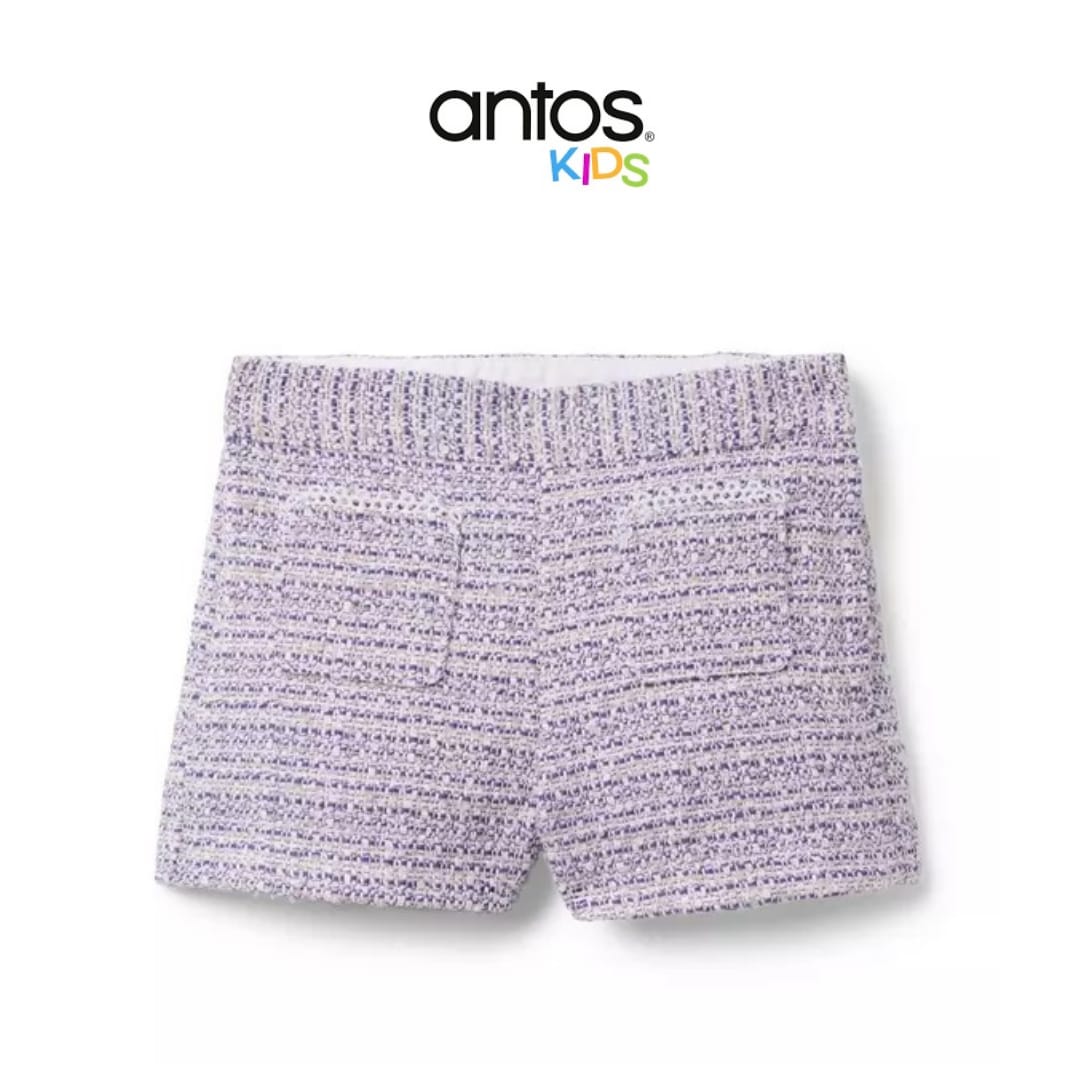 Tweed Patch Pocket Short