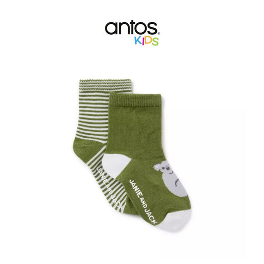 Baby Koala And Stripe Sock 2-Pack