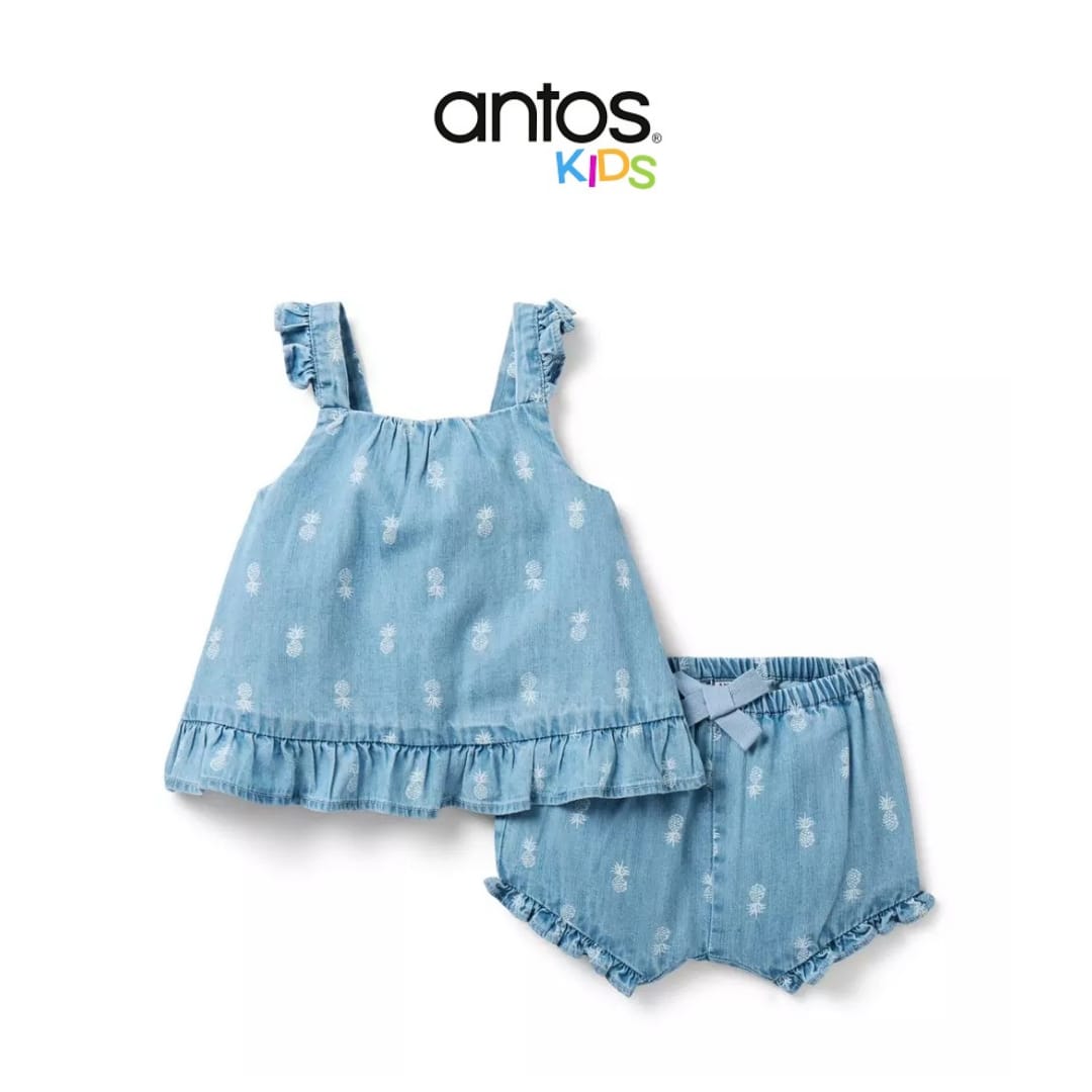Baby Pineapple Ruffle Matching Set